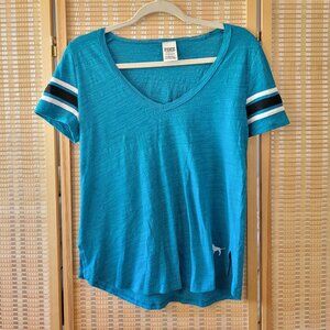 VICTORIA SECRET PINK Blue T-Shirt